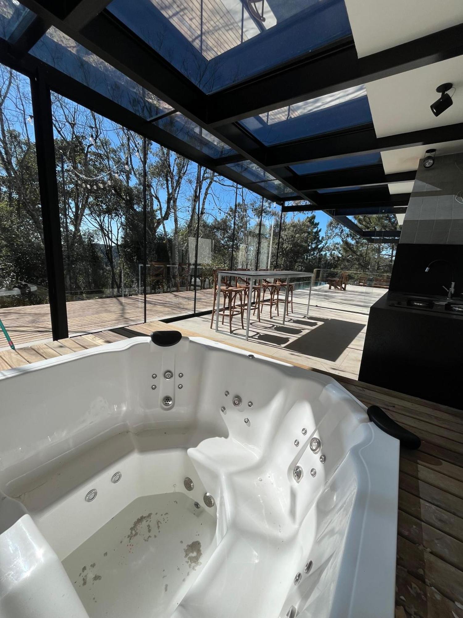 Paraiso Em Rancho Queimado Com Piscina Aquecida Buitenkant foto
